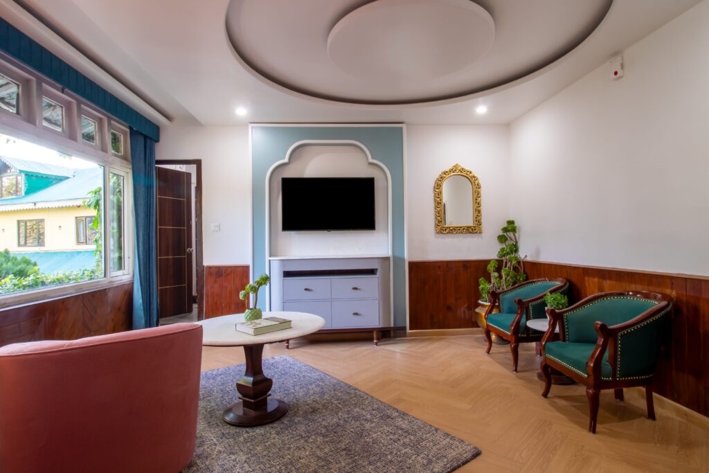 Living Room at Alps Resort Dalhousie